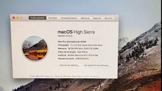 macOS High Sierra en Mac Pro 3.1 early 2008