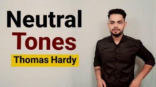 Neutral Tones by Thomas Hardy in hindi