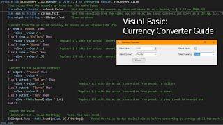 Visual Basic: Simple Currency Converter - part 1: Getting Started