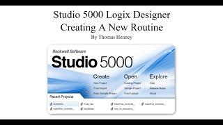 5  Studio 5000 Logix Designer Adding Sub Routines