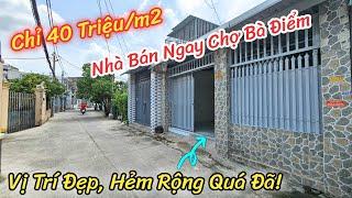 Bước Vào Là Thích Mê | Nhà Bán Hẻm To Kế Bên Chợ Bà Điểm Hóc Môn | Giá Rẻ Quá