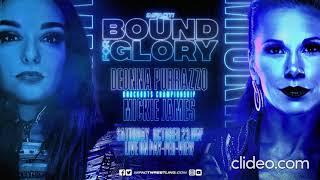 IMPACT Wrestling Bound For Glory 2021 Knockout's  Deonna Purazzo vs Mickie James OFFICIAL Match Card