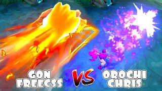 Dyrroth Gon Freecss HXH VS Orochi Chris KoF Skin Comparison