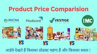 Rcm Product VS Vestige Product VS Modicare Product Vs Imc Product Price Comparision  || G R Rcm