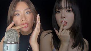 ASMR The Two Spit Painting Queens (Mouth Sounds)