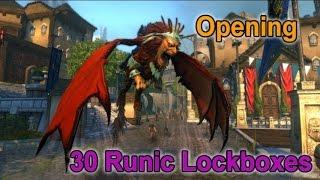 Neverwinter - OPENING 30 RUNIC LOCKBOXES (MOD 10)