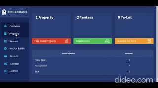 How to use - Renter Manager