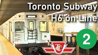 TTC H6s Arriving at Stations on Line 2 Bloor Danforth