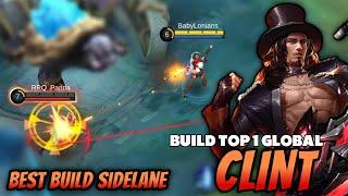 CLINT BEST BUILD GOLDLANE | TOP 1 GLOBAL CLINT BUILD AND EMBLEM 2021 ~ MOBILE LEGENDS