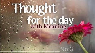 Thought for the Day with Meaning in English | Daily Thought | Daily Quotes | Good thoughts |