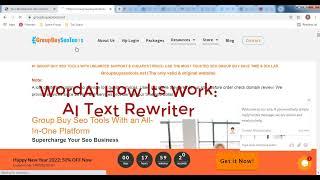 WordAI How Its Works- AI Text Rewriter