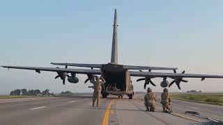 HIGHWAY TAKEOVER by Special Operations Aircraft in Bono, Arkansas