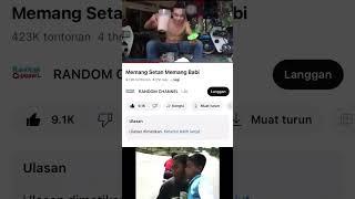 Kau memang setan memang babi kau ni