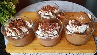 Se hai un po' di latte e Nescafé! prepara questo meraviglioso dessert. Senza gelatina Senza forno.