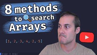 8 Methods to Find, Search and Filter JavaScript Arrays