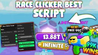 *UPDATED* Race Clicker Script (PASTEBIN 2023) (GET UGC, AUTOFARM, AUTO REBIRTH, HATCH EGGS )