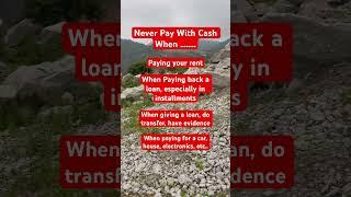 Never Pay With Cash.. #cash #payment #loan #financialtips #foryou