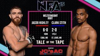 Nemesis 15 amateur welterweight title bout Clarkston Stith vs Jacob "Wildman" Highley