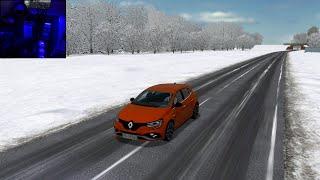 Renault Megan RS - City Car Driving | Logitech G25 Gameplay