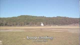 RC Powers F 22 Raptor Barweb High Alpha and loop landing