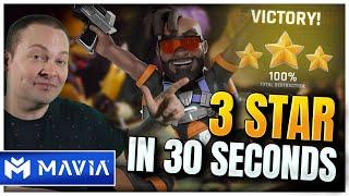 3 Star In 30 Seconds in Mavia!