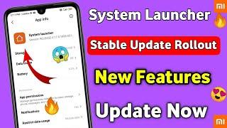 MIUI System Launcher Stable Update | MIUI System Launcher Update