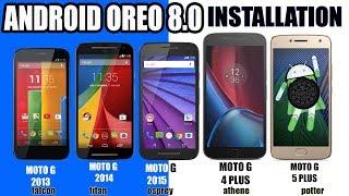 Moto G Android Oreo 8.0.0 Installation guide [moto g,moto g2,moto g3,moto g4/plus,moto g5/plus] !!