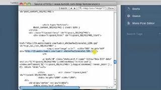 Displaying the HTML Code of a Photo in Tumblr : Web Design & WordPress