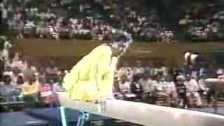 1988 Paul Hunt gymnastics comedy beam routine