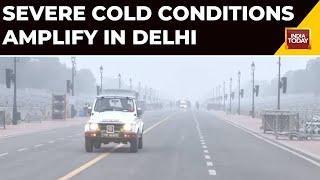Delhi NCR Weather News: Bone-Chilling Cold, Thick Fog Engulf India's National Capital