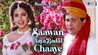 Saawan Aaya Baadal Chaaye | Saajan Ka Ghar | Rishi Kapoor, Juhi Chawla | Kumar Sanu, Sadhana Sargam