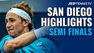 Rublev vs Norrie & Dimitrov vs Ruud | San Diego 2021 Semi Final Highlights