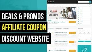 How to make Affiliate Coupons, Discount, Deals & Promos Website with WordPress & Couponis Theme 2019