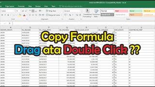 Copy Formula Excel Ribuan Baris