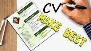How to Make a Powerful CV/Resume in Office 2019 | Javed Tech Master