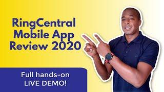 RingCentral VOIP Mobile App Review 2020 (LIVE DEMO)