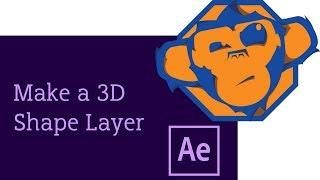 How to Create a 3D Shape Layer in AfterEffects