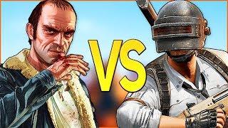 PUBG VS GTA 5 | СУПЕР РЭП БИТВА | Пабг PlayerUnknown's Battlegrouds ПРОТИВ Гта V Online