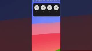 So Easy to Add Widget to Desktop - macOS Sonoma | #Shorts #macos #widgets