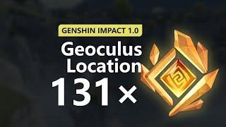 All 131 Geoculus Location in Liyue | Genshin Impact 4.4 UPDATED, BETTER & FASTER!