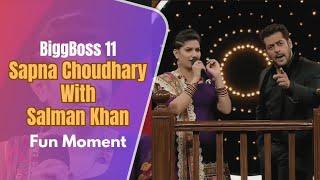 Sapna Choudhary with Salman Khan at BiggBoss 11 | Sapna Choudhary New Songs 2024 | Sapna Dance Video