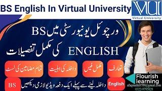 BS English / Virtual University of Pakistan Admission 2024/BS English Linguistic /VU BS English 2024