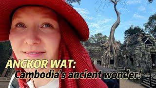 Exploring Cambodia’s Ancient Temples: Angkor Wat, Ta Prohm & Preah Khan near Siem Reap