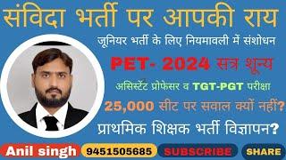 योगी सरकार का संविदा फैक्टर,जूनियर नियमावली,असिस्टेंट प्रोफेसर व TGT-PGT EXAM CENTER,प्राथमिक भर्ती