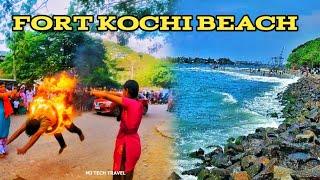 ഫോർട്ട് കൊച്ചി ബീച്ച് | fort kochi beach | main attraction of kochi | kochi beach | #mjtechtravel