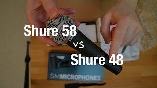 Shure SM48 vs Shure SM58 - Dynamic Microphone Comparison