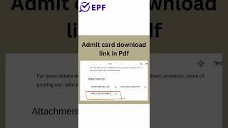 RBI || Assistant Post || Admit Card Released for Pre Exam || How to Download || YOUTUTBE SHORTS