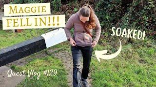 Maggie FELL Into The Canal! Quest Vlog #129