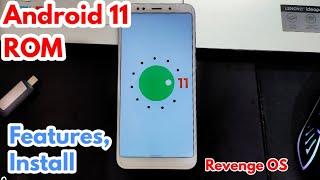 Android 11 Installation & All Features Review || Redmi Note 5(Vince) Revenge OS Android 11 ROM