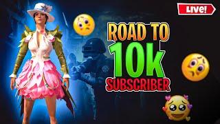 PUBG MOBILE LITE LIVE JOIN WITH TEAM CODE |ROAD TO 10k SUBS..
